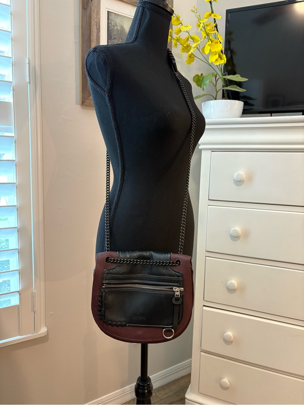 Coach 1941 Biker Rip and Repair Shadow Crossbody/Shoulder Bag